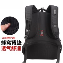 施维茨十字双肩包男士背包女韩版旅行背包高中学生书包休闲电脑包